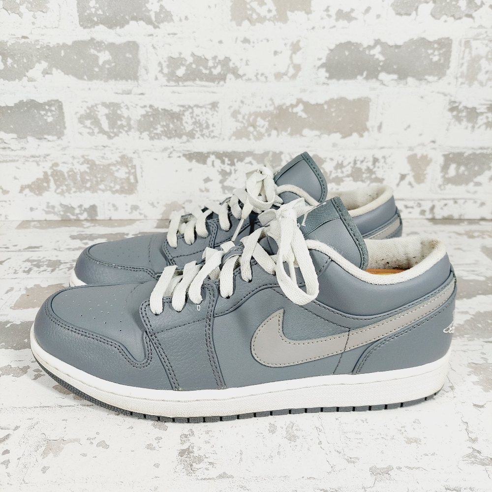 Jordan 1 Low Cool Grey Athleisure Lace Up Casual Running Sneakers I156
